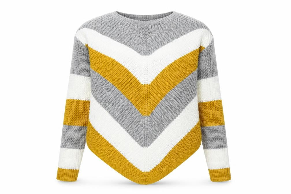 Select Womens Multicoloured Round Neck  Acrylic Pullover Jumper Size S