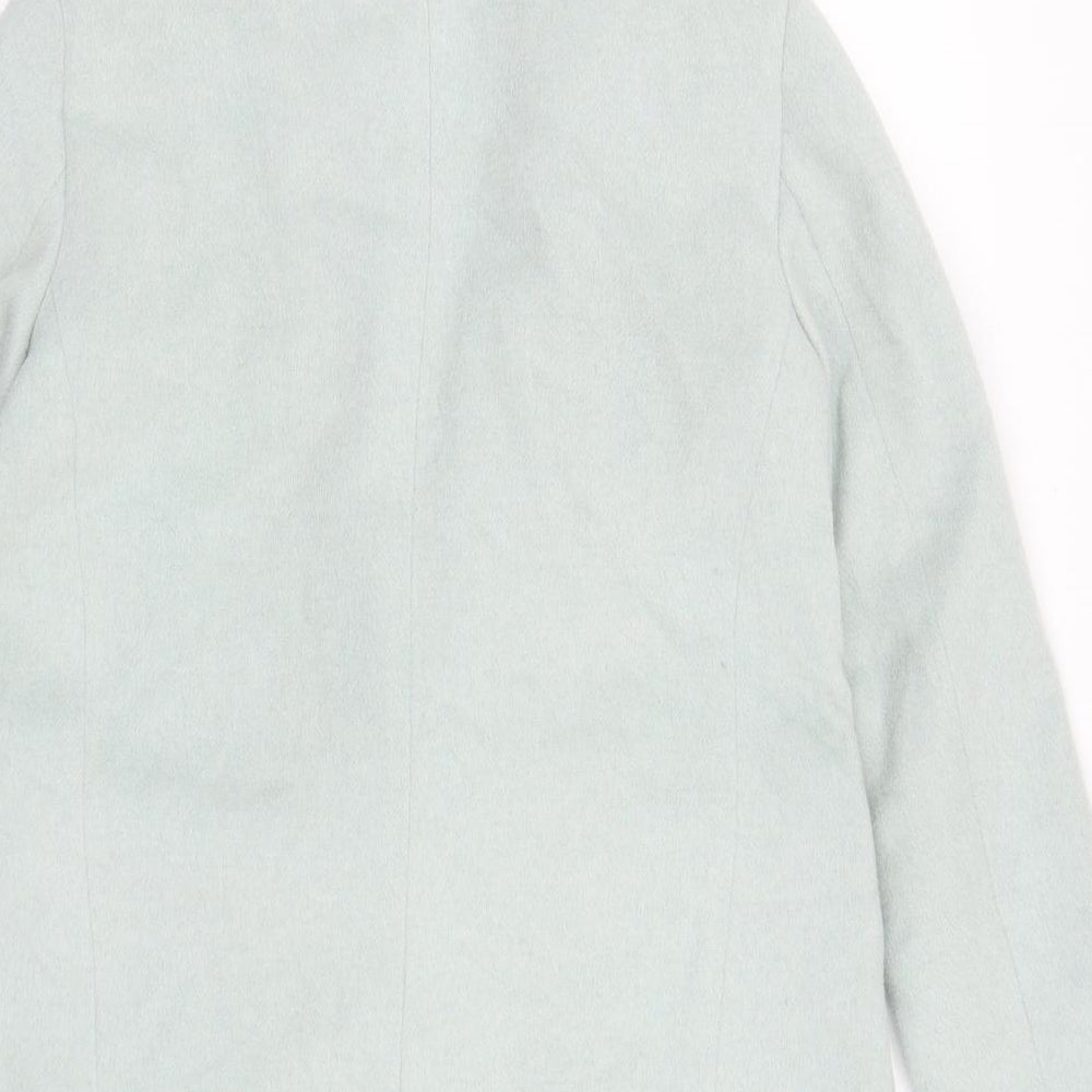 New Look Womens Green   Pea Coat Coat Size 12  Snap