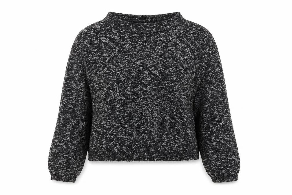 H&M Womens Black Round Neck  Cotton Pullover Jumper Size M