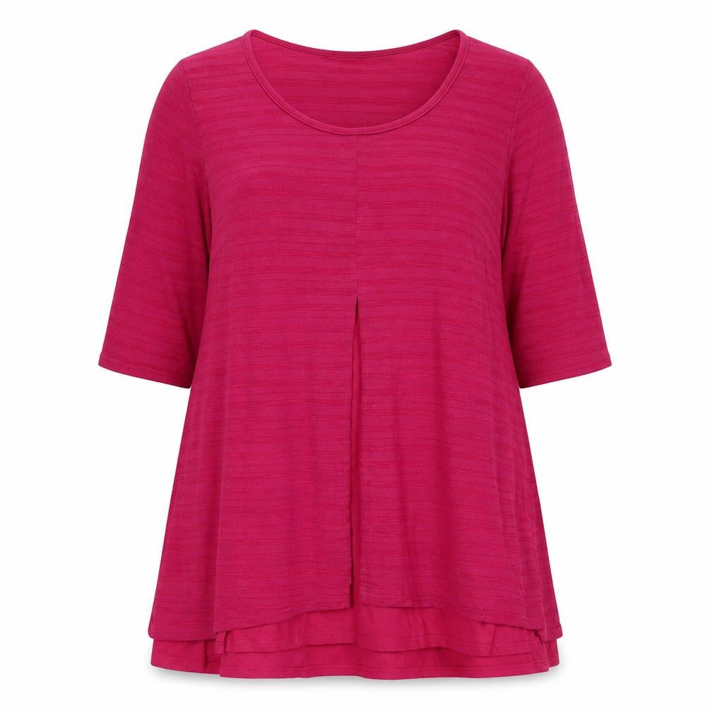 Evans Womens Pink  Polyester Jumper Dress  Size 16  Scoop Neck Pullover