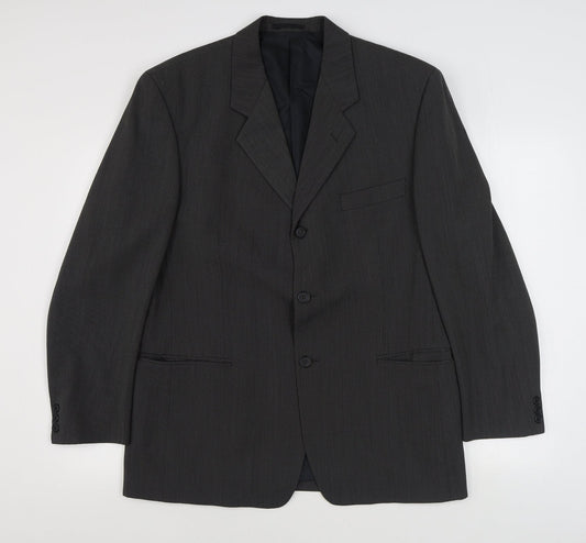 Kartell Mens Grey  Wool Jacket Suit Jacket Size 42