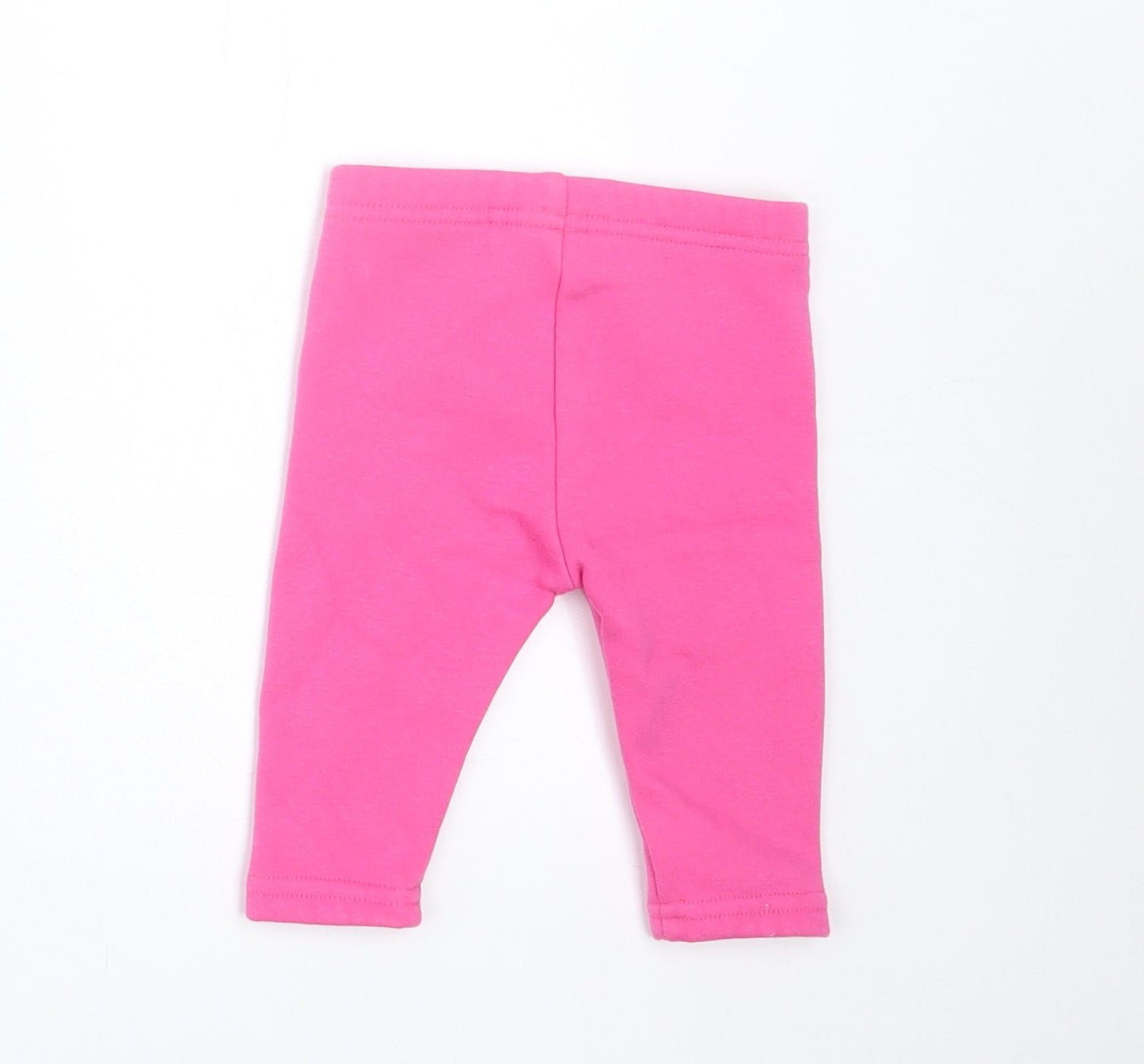 NEXT Girls Pink  Polyester Capri Trousers Size 3-6 Months  Pullover
