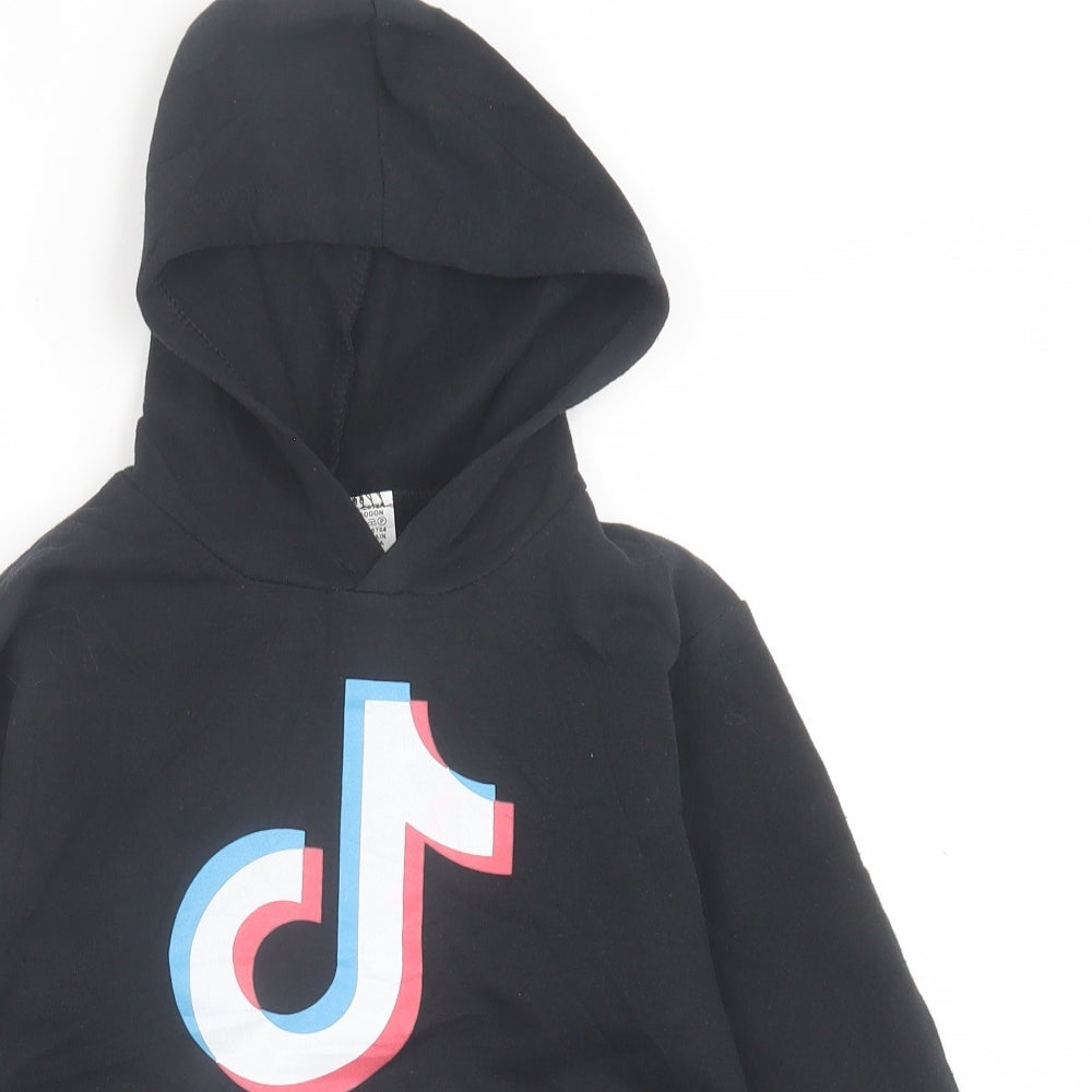Primark Girls Black  Polyester Pullover Hoodie Size 10 Years  Pullover - TikTok