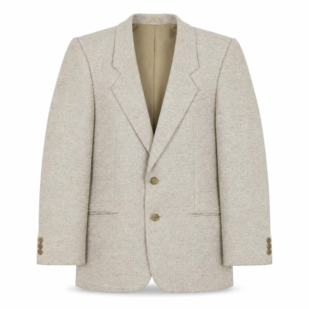 Collier Womens Beige  Polyester Jacket Suit Jacket Size L