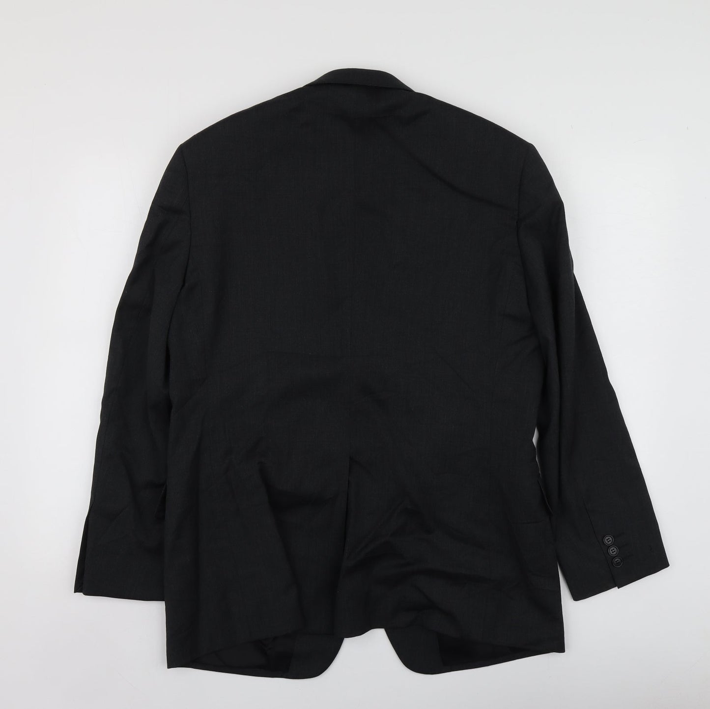 M&S Mens Grey  Wool Jacket Suit Jacket Size M