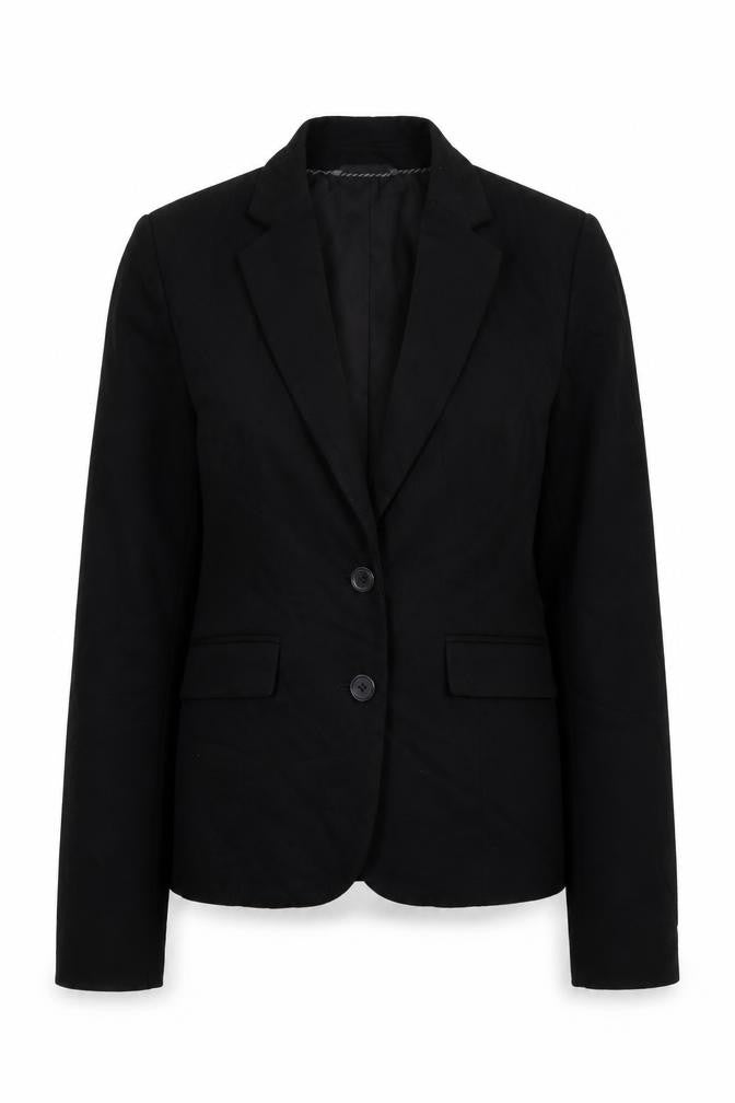 Marks & Spencer Womens Black  Polyester Jacket Blazer Size 10