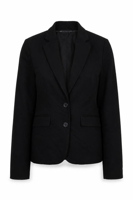 Marks & Spencer Womens Black  Polyester Jacket Blazer Size 10