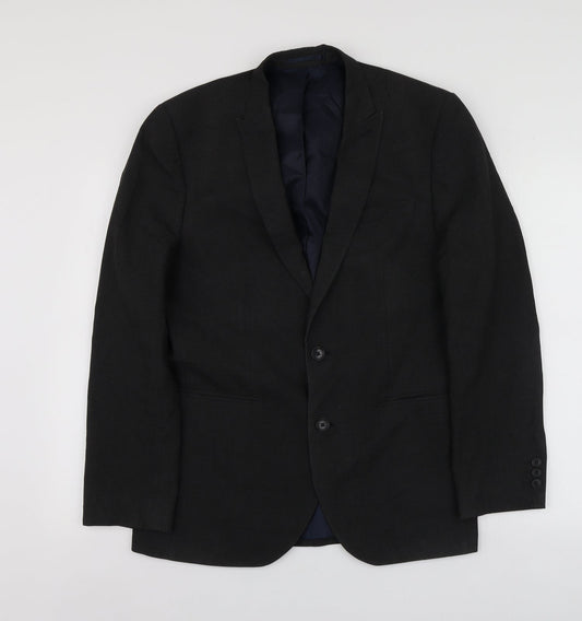 NEXT Mens Grey  Polyester Jacket Suit Jacket Size M