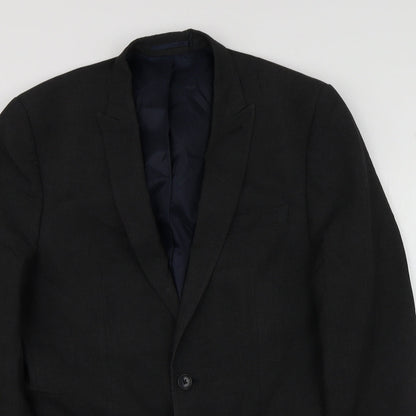 Next Mens Grey  Polyester Jacket Suit Jacket Size M
