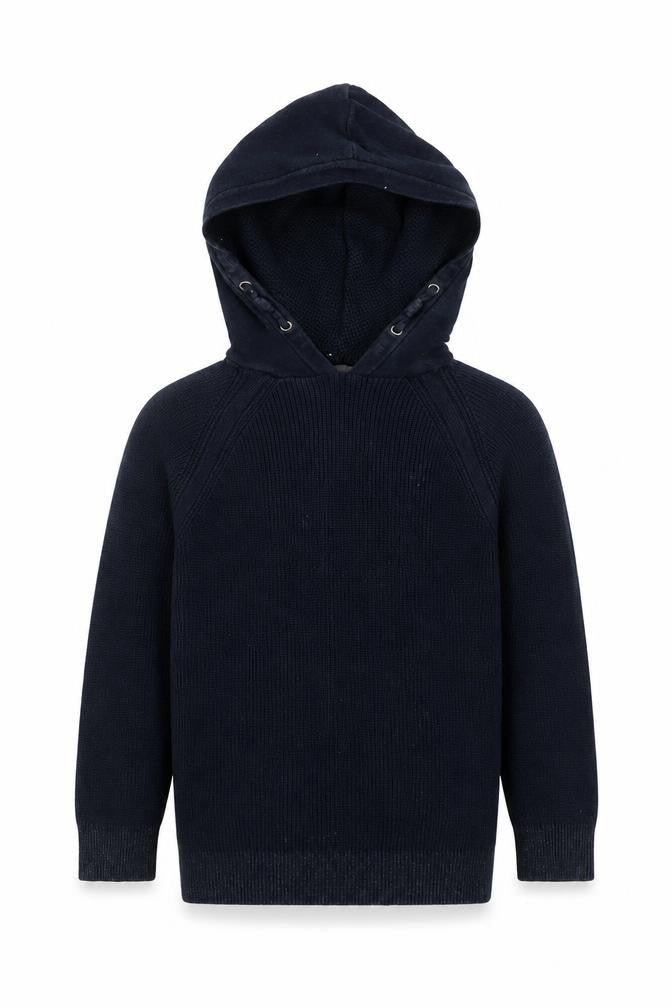 Next Boys Blue  Cotton Pullover Hoodie Size 6 Years  Pullover