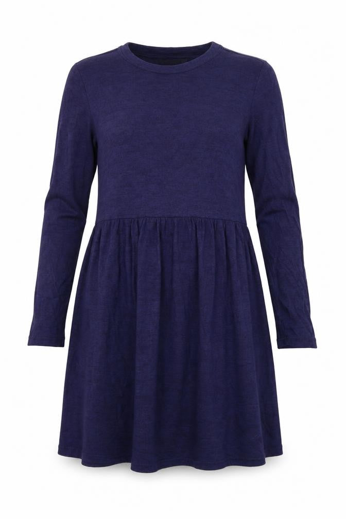 Studio Womens Blue  Viscose A-Line  Size 12  Crew Neck Pullover