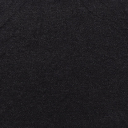 Easy Mens Grey V-Neck  Acrylic Pullover Jumper Size XL