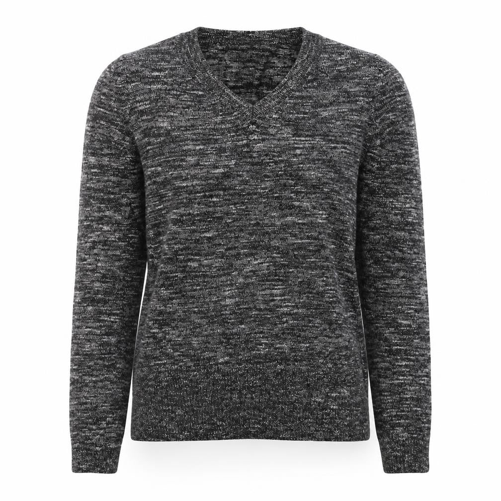 VERO MODA Womens Grey V-Neck  Acrylic Pullover Jumper Size XS