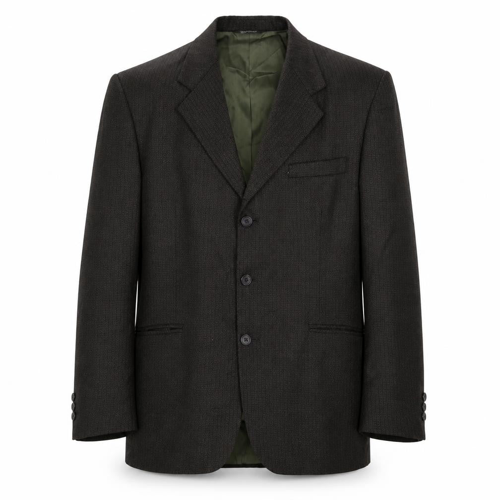 Craft & Barrow Mens Brown  Polyester Jacket Suit Jacket Size 44
