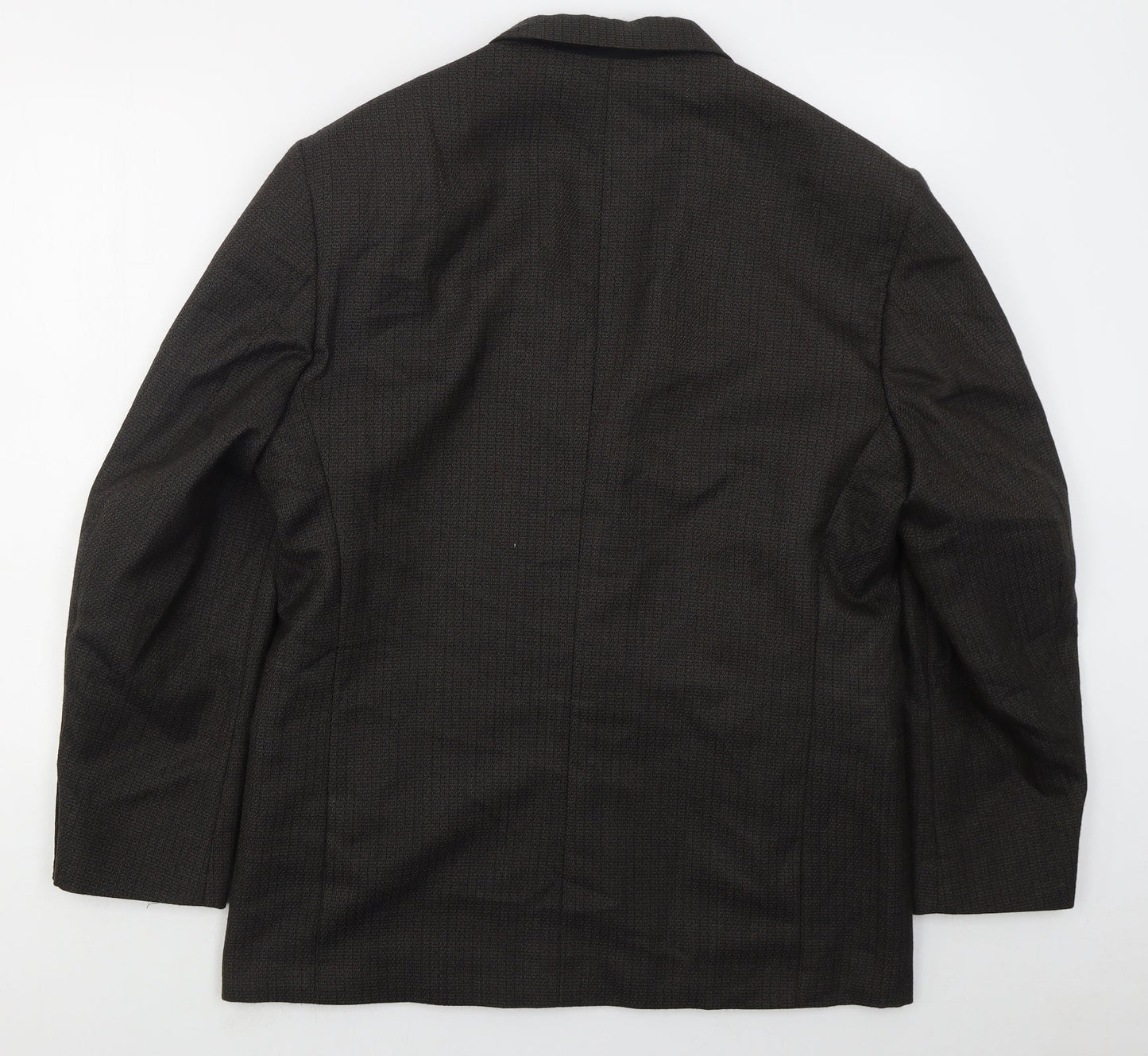 Craft & Barrow Mens Brown  Polyester Jacket Suit Jacket Size 44