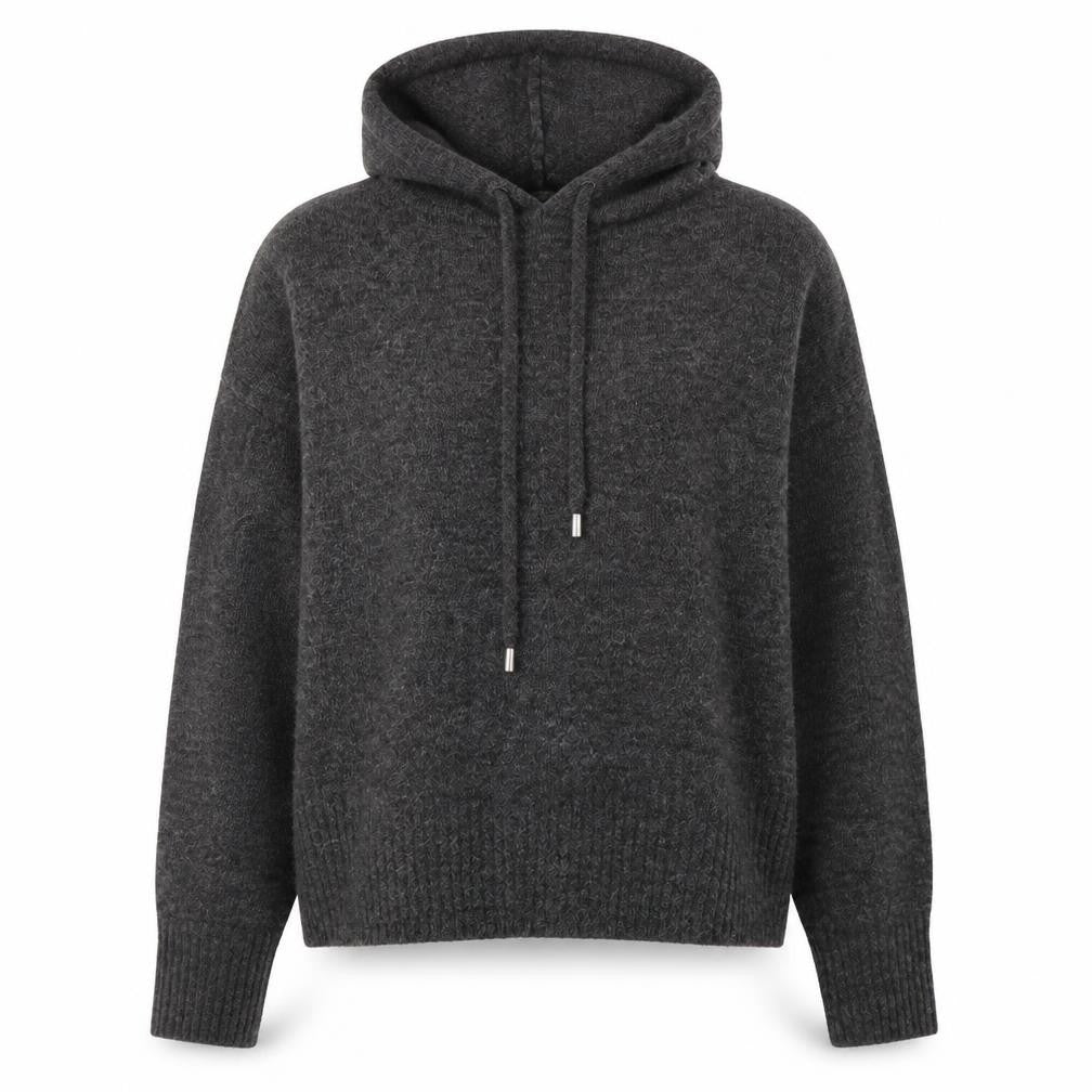 H&M Womens Grey  Acrylic Pullover Hoodie Size S  Pullover