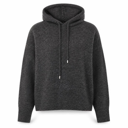 H&M Womens Grey  Acrylic Pullover Hoodie Size S  Pullover