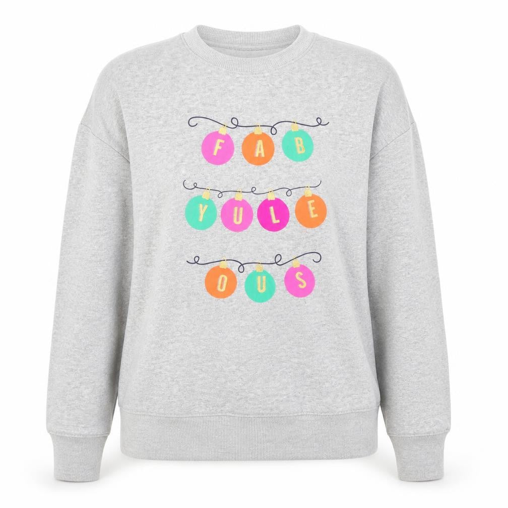 Papaya Womens Grey  Polyester Pullover Sweatshirt Size S  Pullover - Fabulous
