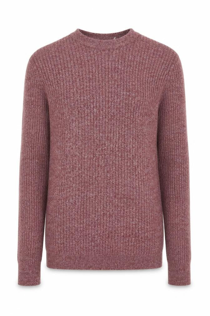 Topman Mens Red Round Neck  Acrylic Pullover Jumper Size L