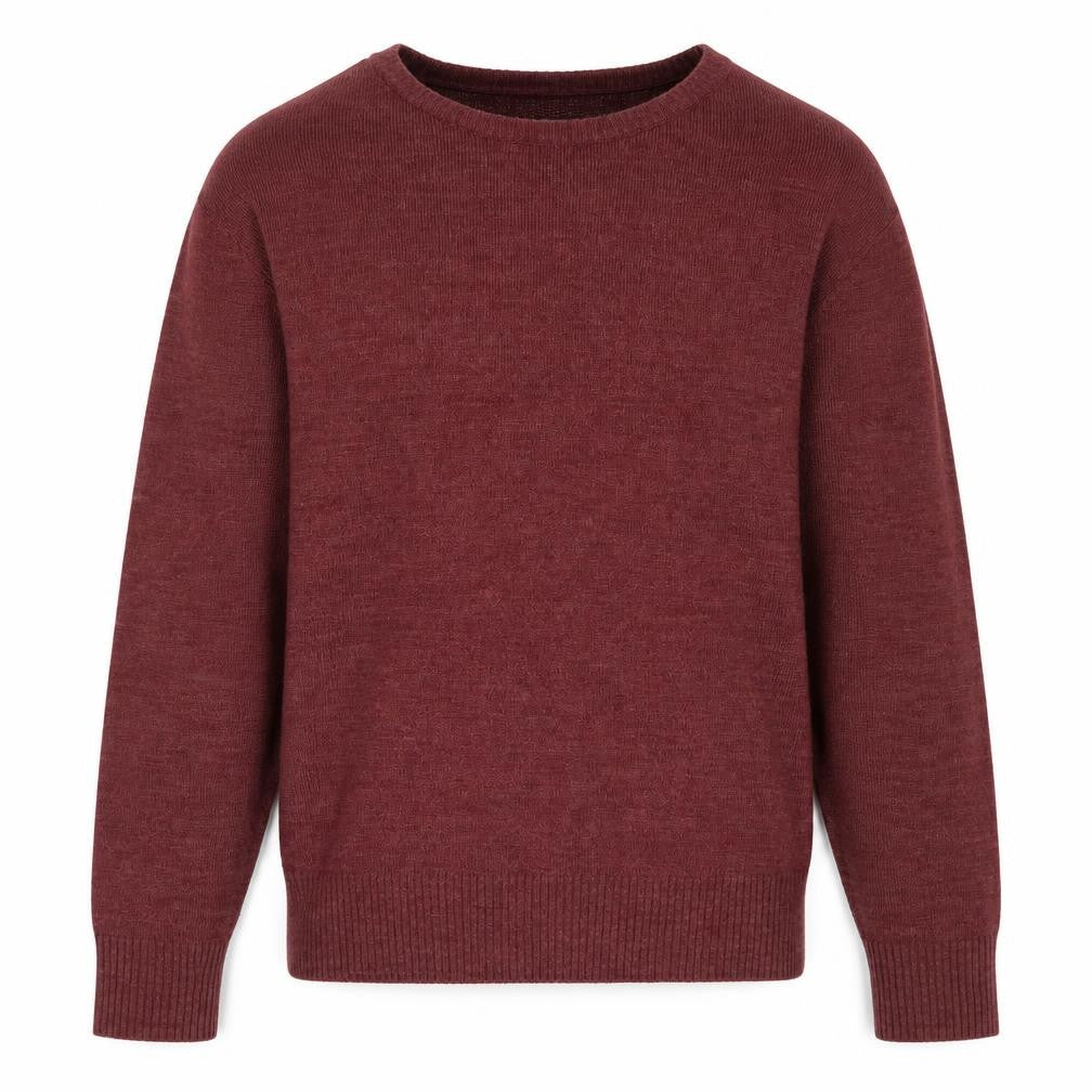 TG Mens Red Crew Neck  Acrylic Pullover Jumper Size M