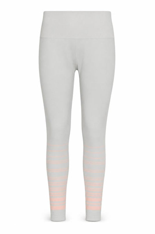 Preworn Womens Beige Striped Polyester Jogger Leggings Size S L27 in Regular
