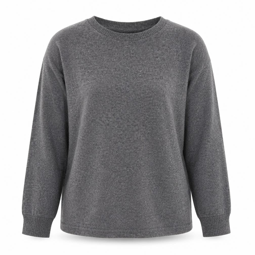 Primark Womens Grey Round Neck  Polyester Pullover Jumper Size 6   - 6-8