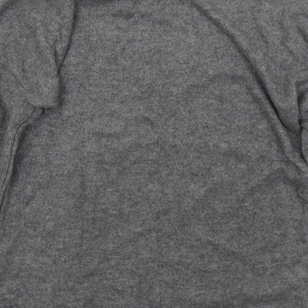 Primark Womens Grey Round Neck  Polyester Pullover Jumper Size 6   - 6-8