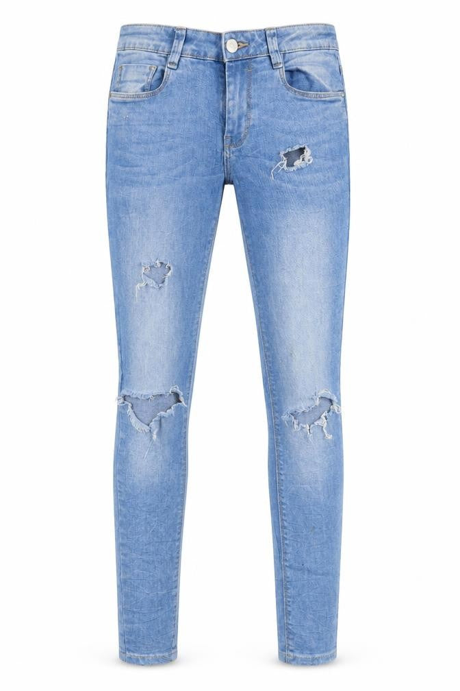 Zara Womens Blue  Polyester Skinny Jeans Size 27 in L30 in Slim Zip