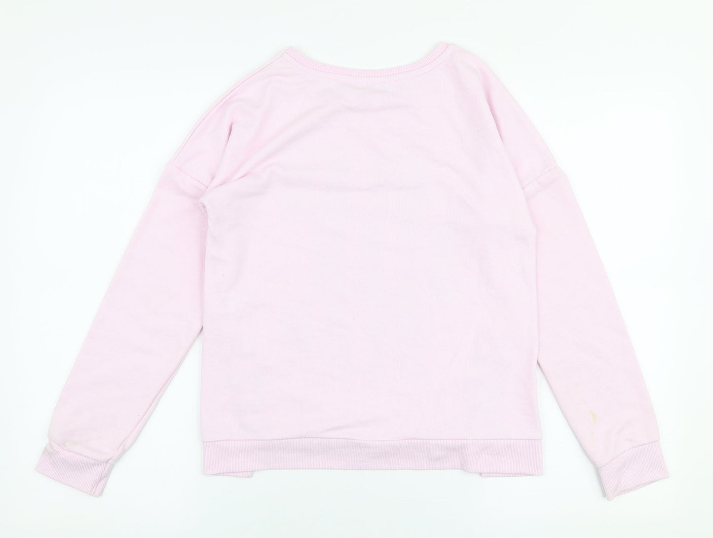Primark Girls Pink  Polyester Pullover Sweatshirt Size 11-12 Years  Pullover