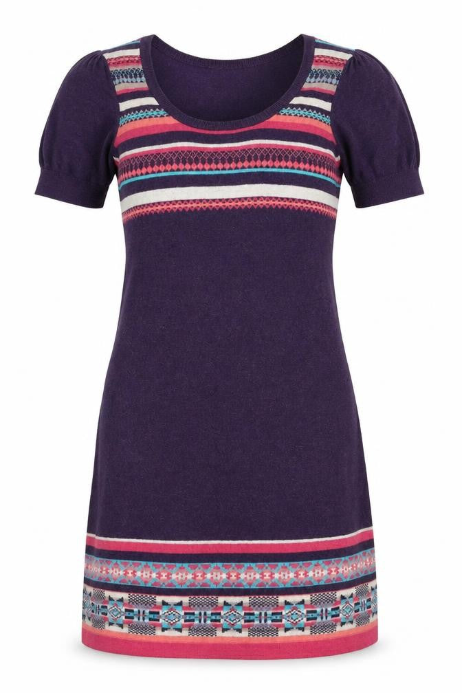 Dorothy Perkins Womens Multicoloured  Cotton A-Line  Size 12  Round Neck Pullover
