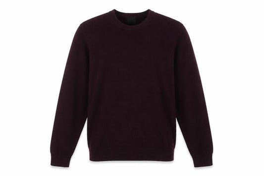 H&M Mens Purple Round Neck  Cotton Pullover Jumper Size L