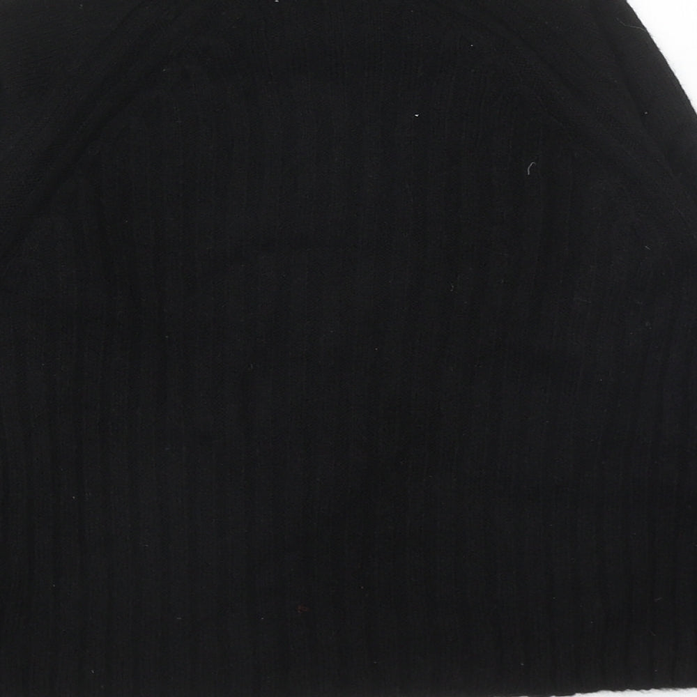 Primark Girls Black High Neck  Acrylic Pullover Jumper Size 9-10 Years