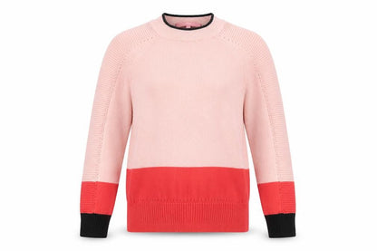 Next Womens Pink Round Neck  Viscose Pullover Jumper Size 8