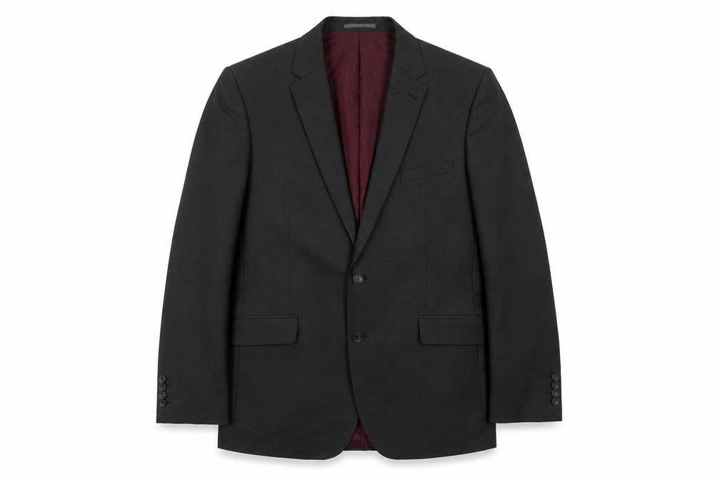 Marks & Spencer Mens Black  Polyester Jacket Suit Jacket Size 44