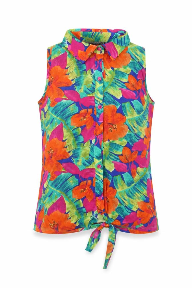 Atmosphere Womens Multicoloured Floral Polyester Basic Button-Up Size 12 Collared