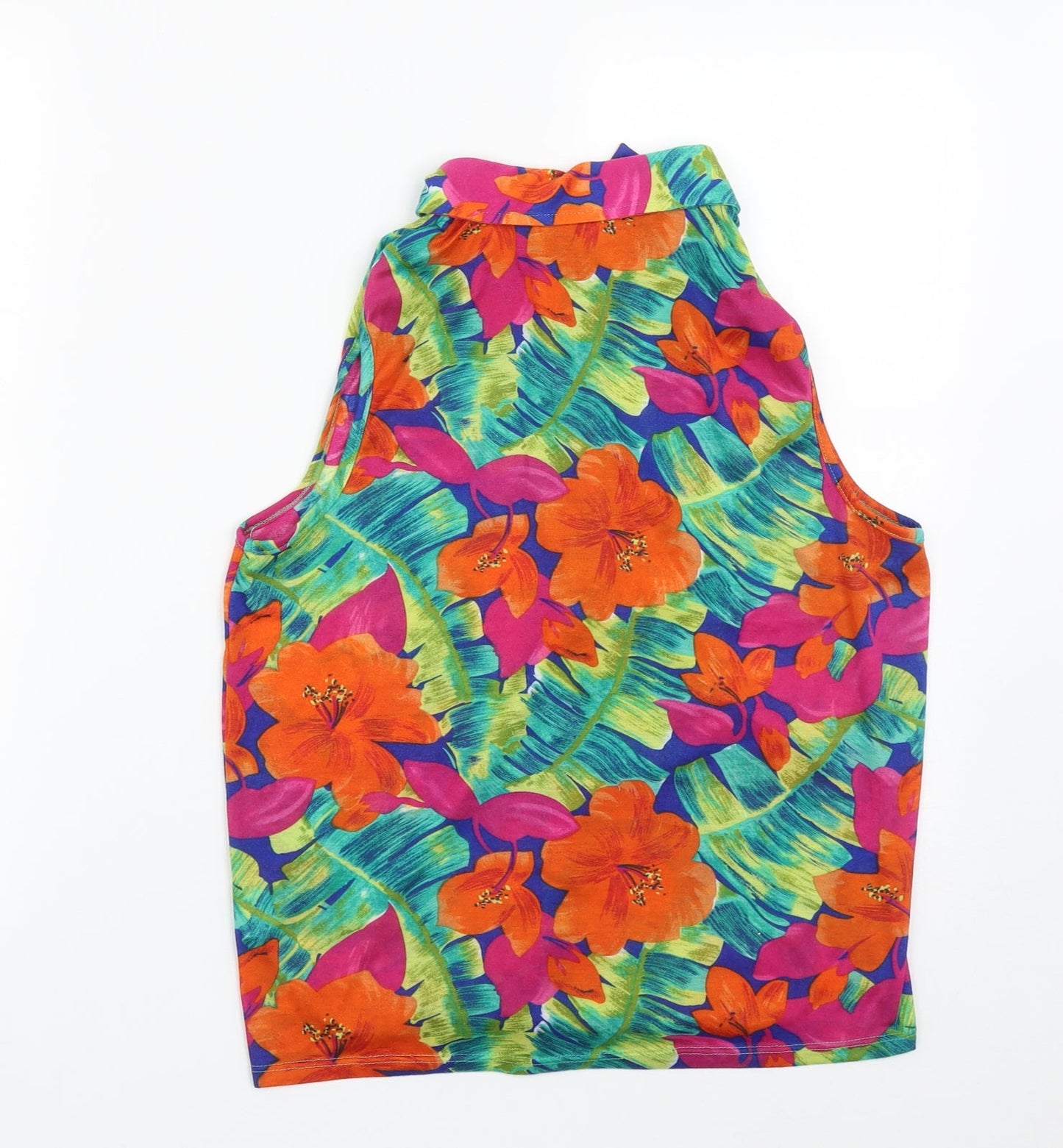 Atmosphere Womens Multicoloured Floral Polyester Basic Button-Up Size 12 Collared