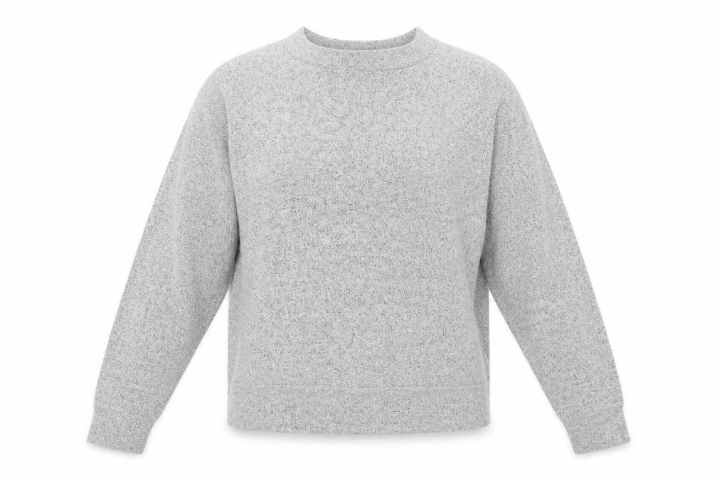 F&F Womens Grey Round Neck  Viscose Pullover Jumper Size 14