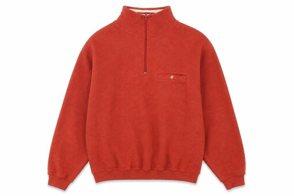 Premier Man Mens Orange  Polyester Pullover Sweatshirt Size S