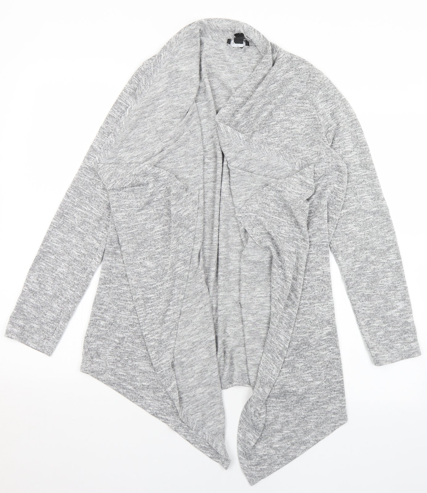 New Look Womens Grey Collared  Polyester Cardigan Jumper Size M
