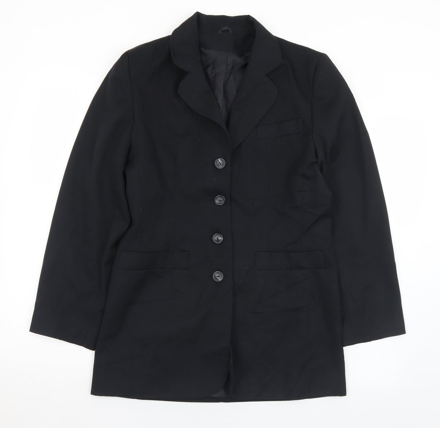 Dorothy Perkins Womens Black   Jacket Blazer Size 12  Button