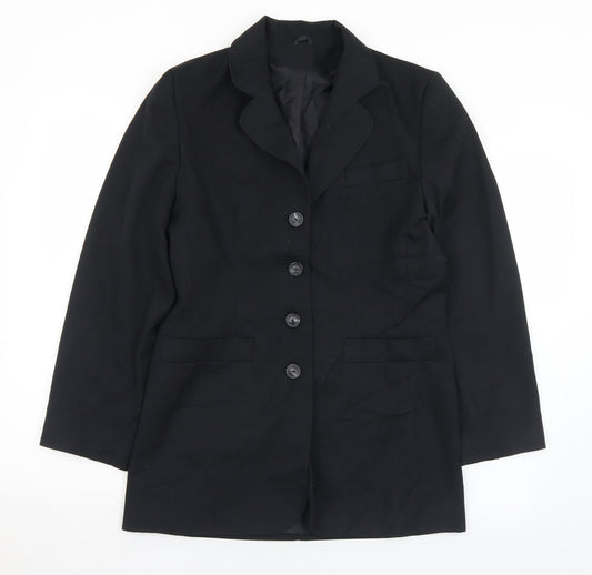Dorothy Perkins Womens Black   Jacket Blazer Size 12  Button