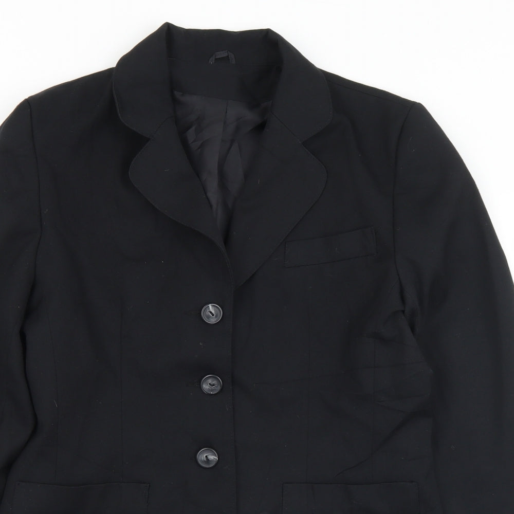 Dorothy Perkins Womens Black   Jacket Blazer Size 12  Button