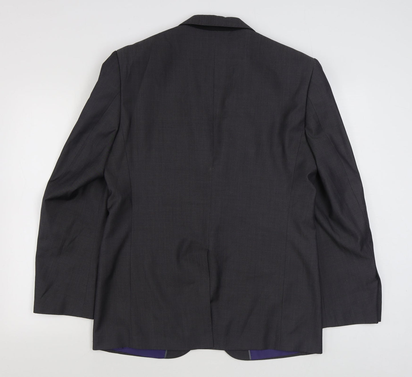 Marks and Spencer Mens Grey  Wool Jacket Suit Jacket Size 40