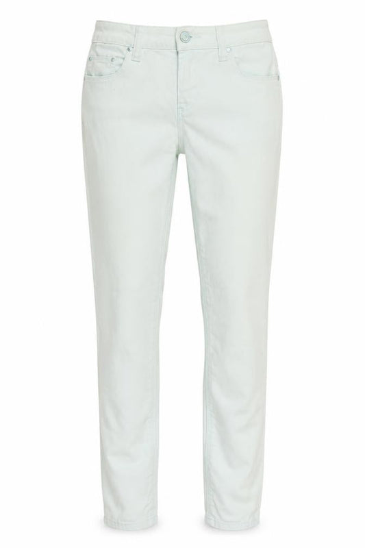 Denim & Co. Womens Blue  Cotton Skinny Jeans Size 6 L25 in Regular Zip
