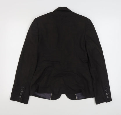 Next Womens Brown   Jacket Blazer Size 10  Button