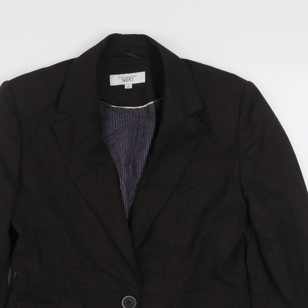 NEXT Womens Brown   Jacket Blazer Size 10  Button