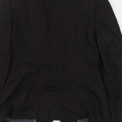 Next Womens Brown   Jacket Blazer Size 10  Button
