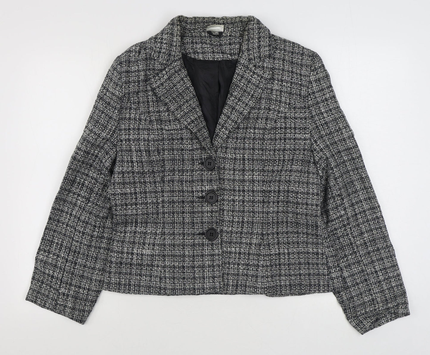 Select Womens Black   Jacket Blazer Size 16  Button