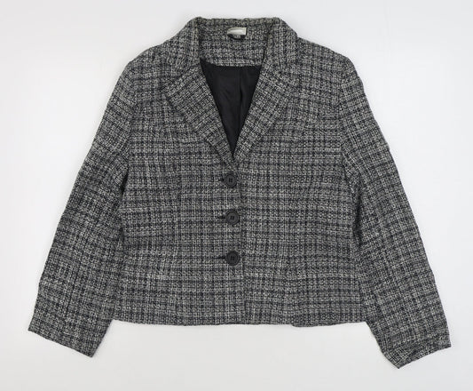 Select Womens Black   Jacket Blazer Size 16  Button