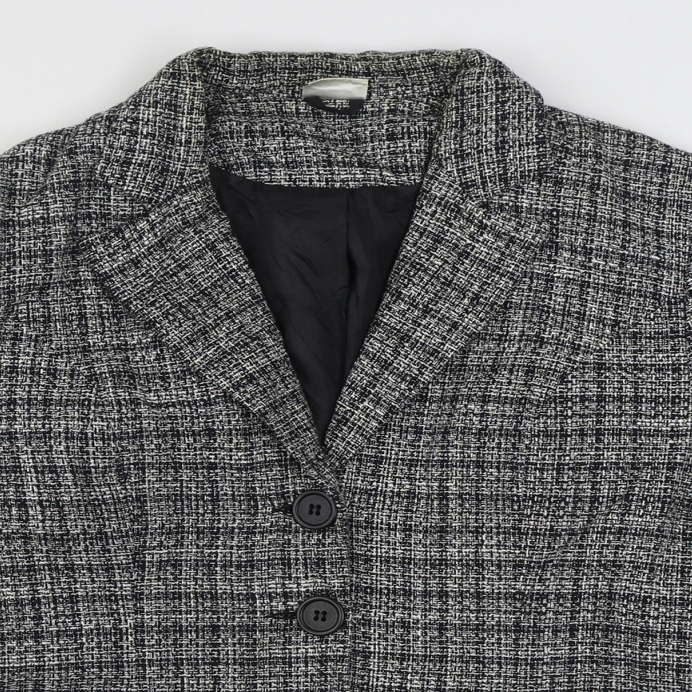 Select Womens Black   Jacket Blazer Size 16  Button